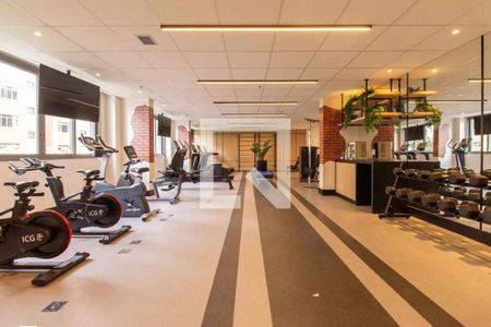 Studio à venda com 21m², 1 quarto e sem vaga Studio à venda com 21m², 1 quarto e sem vagaÁrea comum - Academia