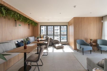 Apartamento para alugar com 26m², 1 quarto e sem vaga Apartamento para alugar com 26m², 1 quarto e sem vagaÁrea comum - Salão de festas