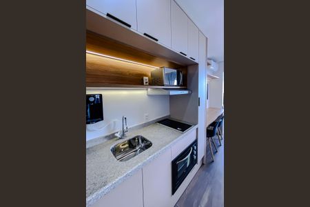 Studio à venda com 27m², 1 quarto e sem vagaCozinha