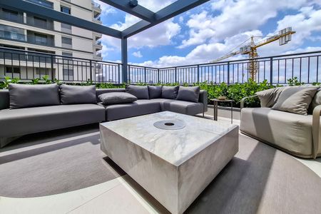 Studio à venda com 27m², 1 quarto e sem vaga Studio à venda com 27m², 1 quarto e sem vagaÁrea comum - Churrasqueira