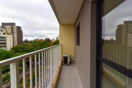 Varanda de apartamento para alugar com 1 quarto, 31m² em Santo Amaro, São Paulo