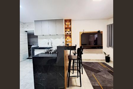 Sala/Cozinha de casa à venda com 1 quarto, 98m² em Bandeiras, Osasco