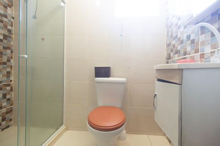 Casa de condomínio para alugar com 120m², 2 quartos e sem vagaDetalhe do Banheiro Social