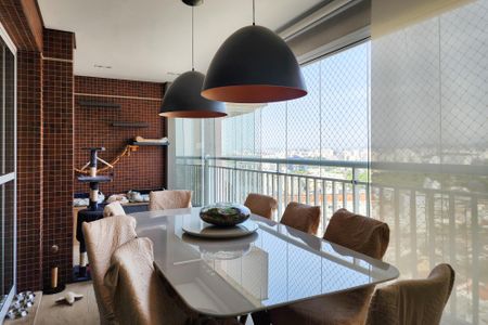 Varanda Gourmet  de apartamento à venda com 3 quartos, 127m² em Centro, São Bernardo do Campo