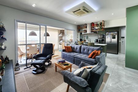 Sala de apartamento à venda com 3 quartos, 127m² em Centro, São Bernardo do Campo