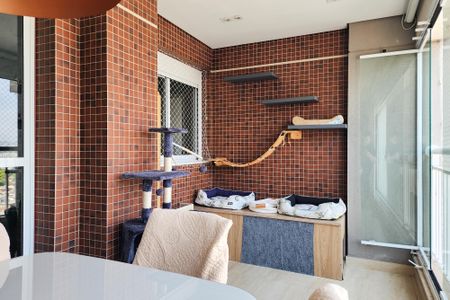 Varanda Gourmet  de apartamento à venda com 3 quartos, 127m² em Centro, São Bernardo do Campo