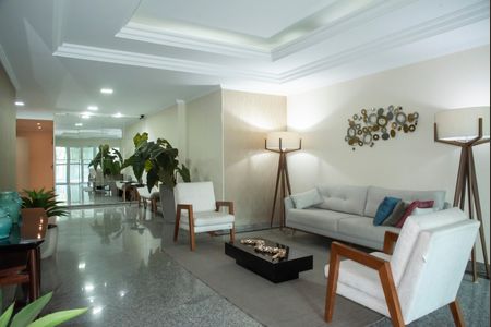 Apartamento à venda com 105m², 3 quartos e 2 vagasHall social