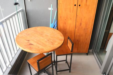 Apartamento para alugar com 25m², 1 quarto e sem vagaVaranda