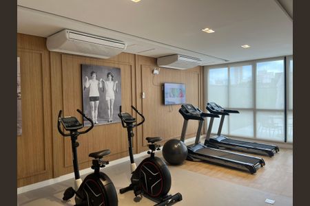 Studio para alugar com 24m², 1 quarto e sem vaga Studio para alugar com 24m², 1 quarto e sem vagaÁrea comum - Academia