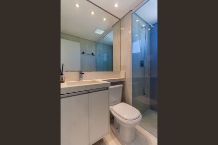 Apartamento à venda com 65m², 2 quartos e 1 vaga Apartamento à venda com 65m², 2 quartos e 1 vagaBanheiro da Suíte