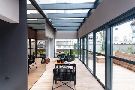 Studio à venda com 25m², 1 quarto e sem vaga Studio à venda com 25m², 1 quarto e sem vagaÁrea Comum - Salão de Festas