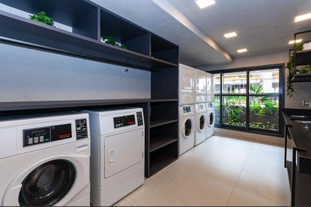 Studio à venda com 25m², 1 quarto e sem vaga Studio à venda com 25m², 1 quarto e sem vagaÁrea Comum - Lavanderia