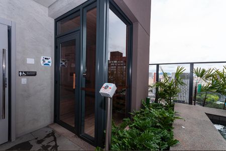 Studio à venda com 25m², 1 quarto e sem vaga Studio à venda com 25m², 1 quarto e sem vagaÁrea Comum - Sauna