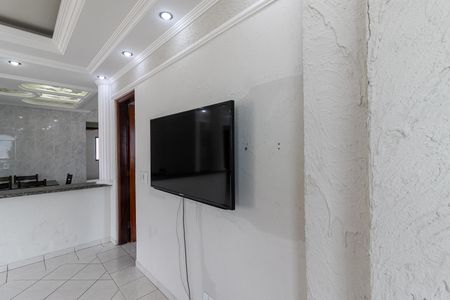 Detalhe da sala de apartamento para alugar com 3 quartos, 200m² em Nova Mirim, Praia Grande