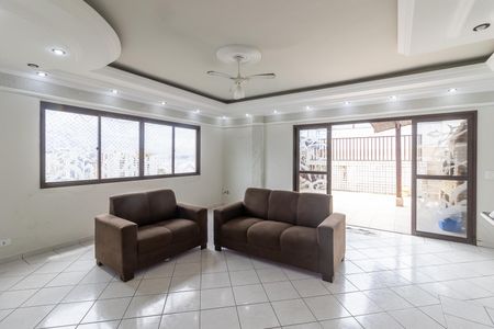 Sala de apartamento para alugar com 3 quartos, 200m² em Nova Mirim, Praia Grande