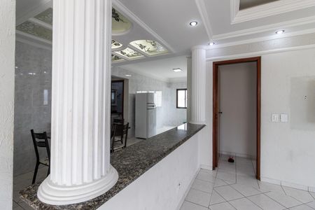 Detalhe da sala de apartamento para alugar com 3 quartos, 200m² em Nova Mirim, Praia Grande