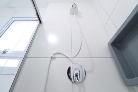 Apartamento à venda com 33m², 1 quarto e sem vagaDetalhe do banheiro