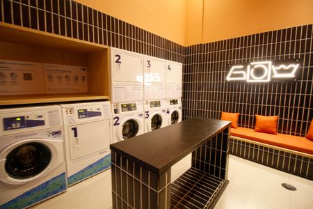 Studio à venda com 30m², 1 quarto e sem vaga Studio à venda com 30m², 1 quarto e sem vagaÁrea Comum - Lavanderia