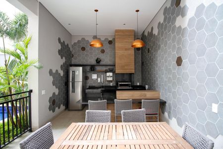 Studio à venda com 30m², 1 quarto e sem vaga Studio à venda com 30m², 1 quarto e sem vagaÁrea Comum - Churrasqueira