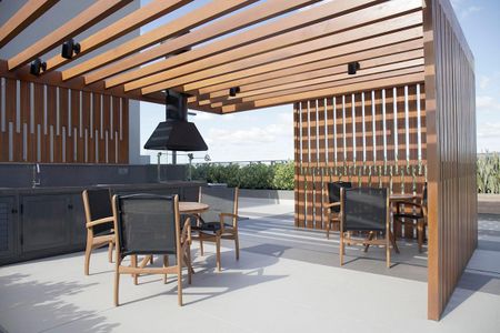 Studio para alugar com 25m², 1 quarto e 1 vagaÁrea Comum - Quiosque Churrasqueira