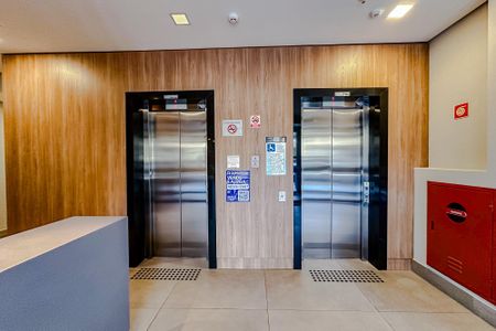 Studio à venda com 26m², 1 quarto e sem vagaPlaquinha na área comum