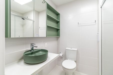 Studio para alugar com 26m², 1 quarto e sem vaga Studio para alugar com 26m², 1 quarto e sem vagaBanheiro