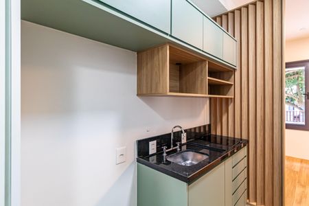 Studio para alugar com 26m², 1 quarto e sem vaga Studio para alugar com 26m², 1 quarto e sem vagaCozinha