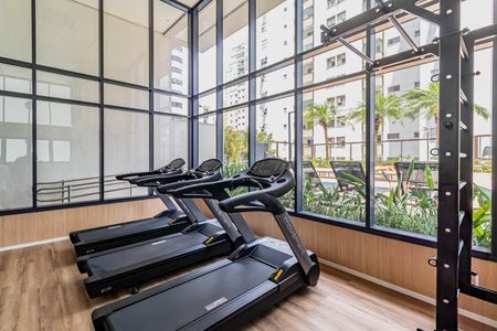 Studio para alugar com 26m², 1 quarto e sem vaga Studio para alugar com 26m², 1 quarto e sem vagaÁrea comum - Academia