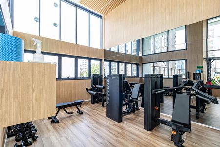 Studio para alugar com 26m², 1 quarto e sem vaga Studio para alugar com 26m², 1 quarto e sem vagaÁrea comum - Academia