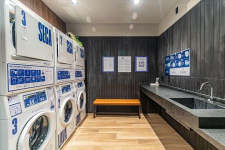 Studio para alugar com 26m², 1 quarto e sem vaga Studio para alugar com 26m², 1 quarto e sem vagaÁrea comum - Lavanderia