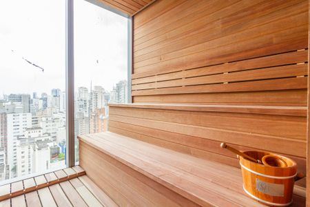 Studio para alugar com 27m², 1 quarto e sem vagaÁrea comum - Sauna