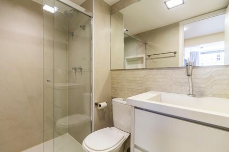 Studio para alugar com 27m², 1 quarto e sem vaga Studio para alugar com 27m², 1 quarto e sem vagaBanheiro