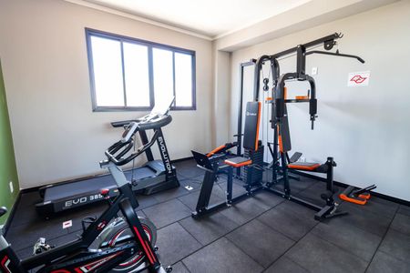 Apartamento à venda com 28m², 1 quarto e sem vaga Apartamento à venda com 28m², 1 quarto e sem vagaÁrea comum - Academia
