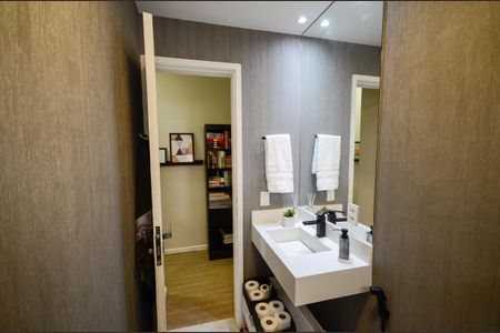 Apartamento à venda com 90m², 2 quartos e 2 vagasBanheiro Social