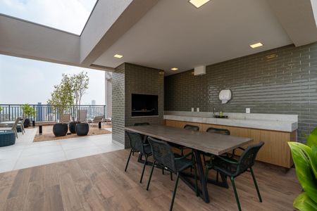 Studio à venda com 28m², 1 quarto e sem vaga Studio à venda com 28m², 1 quarto e sem vagaÁrea comum - Churrasqueira