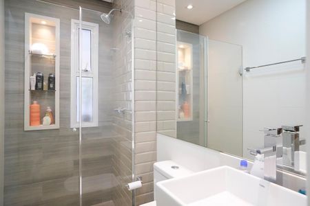 Apartamento à venda com 77m², 2 quartos e 1 vagaBanheiro da suíte