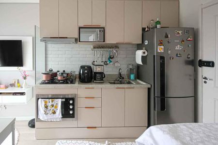 Apartamento à venda com 28m², 1 quarto e sem vagaCozinha e Área de Serviço