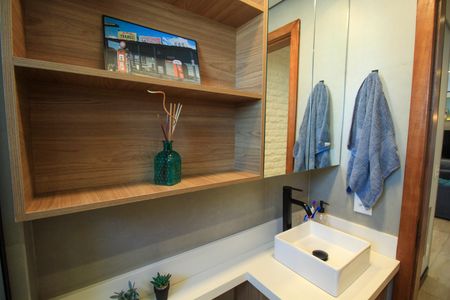 Apartamento à venda com 74m², 2 quartos e 2 vagas Apartamento à venda com 74m², 2 quartos e 2 vagasBanheiro