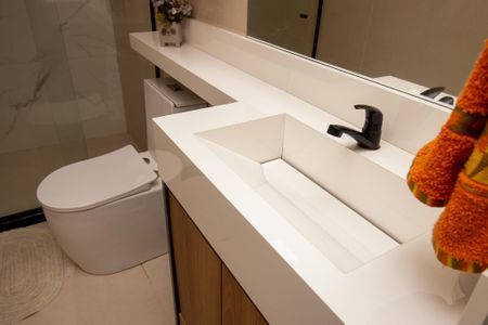 Casa de condomínio à venda com 120m², 2 quartos e 2 vagas Casa de condomínio à venda com 120m², 2 quartos e 2 vagasBanheiro quarto 1