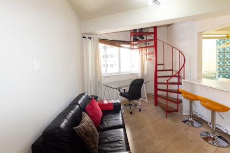 Apartamento para alugar com 67m², 1 quarto e 1 vaga Apartamento para alugar com 67m², 1 quarto e 1 vagaSala