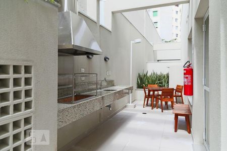 Studio à venda com 38m², 1 quarto e sem vaga Studio à venda com 38m², 1 quarto e sem vagaÁrea comum - Churrasqueira
