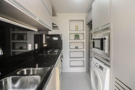 Apartamento à venda com 73m², 1 quarto e 2 vagasCozinha e Área de Serviço