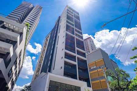 Studio para alugar com 25m², 1 quarto e sem vaga Studio para alugar com 25m², 1 quarto e sem vagaFachada