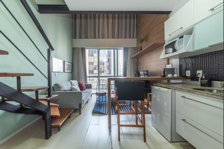 Apartamento para alugar com 39m², 1 quarto e 1 vagaCozinha - Home Office