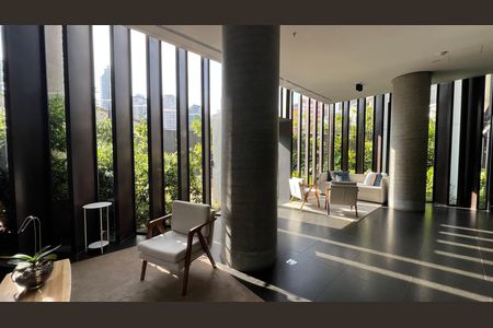 Studio para alugar com 28m², 1 quarto e sem vaga Studio para alugar com 28m², 1 quarto e sem vagaHall de entrada