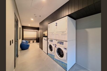 Studio para alugar com 27m², 1 quarto e sem vaga Studio para alugar com 27m², 1 quarto e sem vagaLavanderia