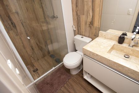 Apartamento à venda com 83m², 2 quartos e 1 vaga Apartamento à venda com 83m², 2 quartos e 1 vagaBanheiro quarto 1