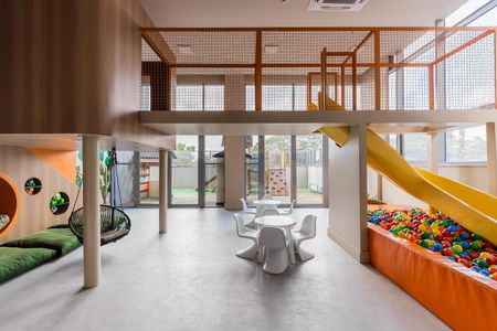 Studio à venda com 30m², 1 quarto e 1 vagaBrinquedoteca