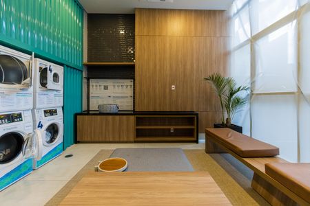 Studio à venda com 30m², 1 quarto e 1 vagaLavanderia