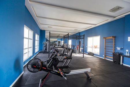 Apartamento à venda com 53m², 1 quarto e 2 vagas Apartamento à venda com 53m², 1 quarto e 2 vagasAcademia